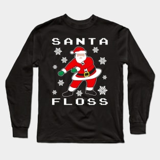 Santa Floss Long Sleeve T-Shirt